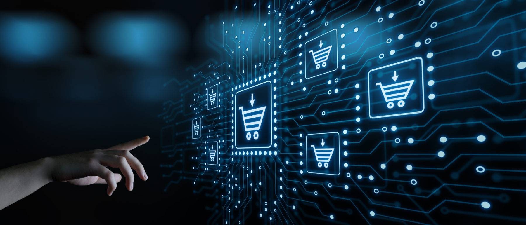 e-commerce add to cart online shopping business technology internet concept